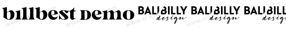 Billbest Demo字体转换